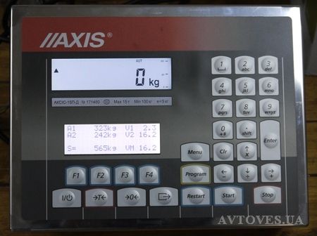 Weight terminal Axis SE-22/N/2xLCD