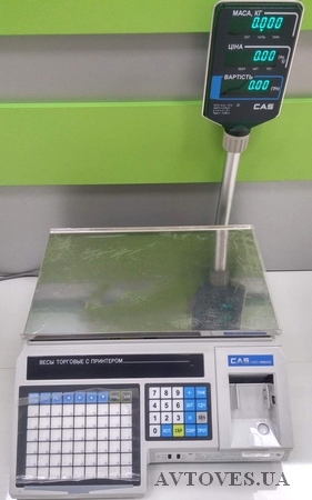 Scales with label printing CAS LP-R